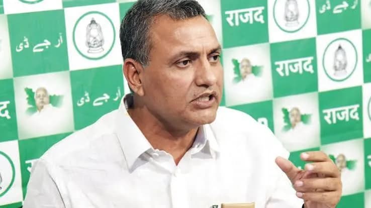 RJD MP Sudhakar Singh Faces ₹5 Crore Defamation Notice Over Bharat Tiwari Encounter Questions