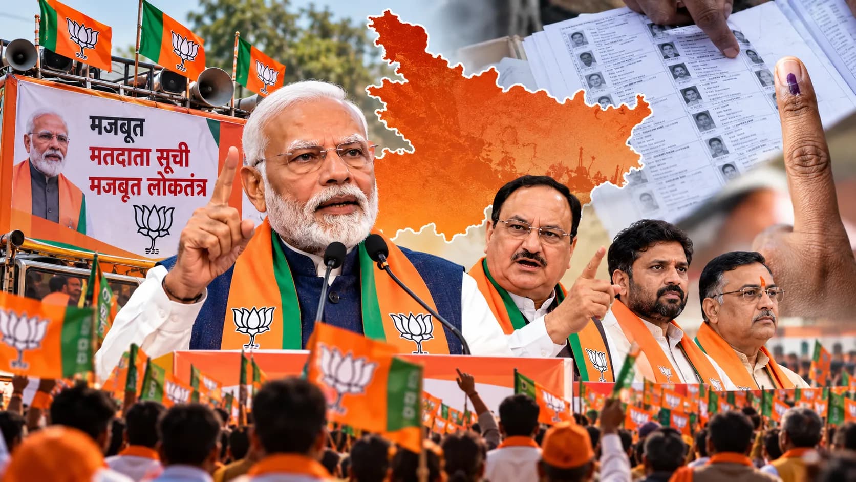 Bihar BJP Plans Statewide Campaign on Electoral Rolls and Voting Rights
