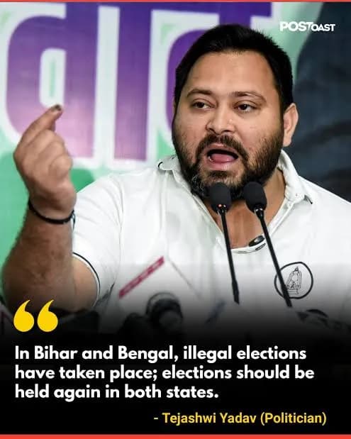 Tejashwi Yadav Accuses Election Commission of Undermining Democracy, Calls for Accountability